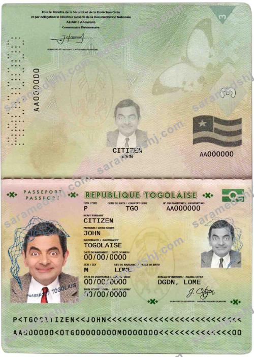 Togo passport